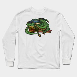 Library Dragon Long Sleeve T-Shirt